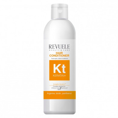 Кондиціонер з кератином для тонкого та ламкого волосся Revuele Hair Conditioner Keratin+ 200 мл купити в Україні