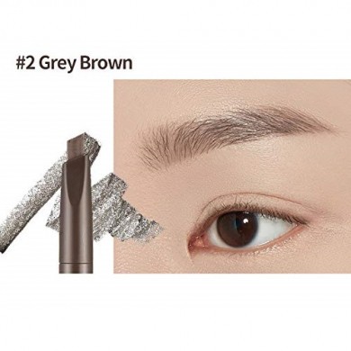 Карандаш для бровей серо-коричневый ETUDE HOUSE Drawing Eye Brow #2 Gray Brown купить в Украине 3