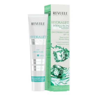 Увлажняющий дневной крем-флюид Revuele Hydralift Hyaluron Day Cream Fluid SPF15 50 мл купить в Украине