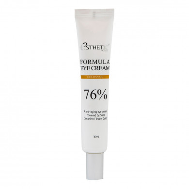 Крем для век с золотом и муцином улитки, ESTHETIC HOUSE, Formula Eye Cream Gold Snail 76%, 30 мл купить в Украине Крем для век с золотом и муцином улитки, ESTHETIC HOUSE, Formula Eye Cream Gold Snail 76%, 30 мл купить в Украине