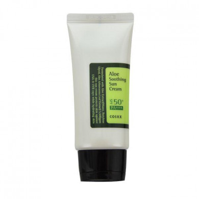 Солнцезащитный крем с экстрактом алоэ, COSRX, Aloe Soothing Sun Cream, SPF 50+/PA+++, 50 мл купить в Украине Солнцезащитный крем с экстрактом алоэ, COSRX, Aloe Soothing Sun Cream, SPF 50+/PA+++, 50 мл купить в Украине