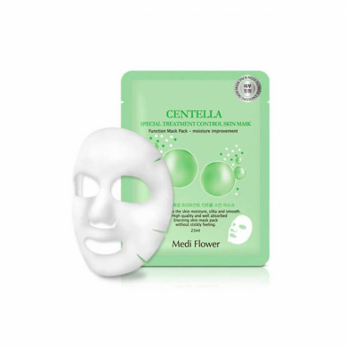 Тканинна маска що відновлює з центелою MEDI FLOWER Special Treatment Bouncy Mask pack Centella купити в Україні 2