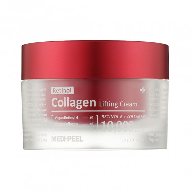 Омолаживающий крем для лица с ретинолом и коллагеном MEDI-PEEL Retinol Collagen Lifting Cream 50 мл купить в Украине