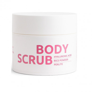 Кремовый скраб для тела с рисовой пудрой и гиалуроновой кислотой Marie Fresh Cosmetics Body Scrub 300 мл купить в Украине
