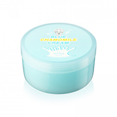 Успокаивающий крем с экстрактом голубой ромашки Village 11 Factory Blue Chamomile Cream 300 мл купить в Украине
