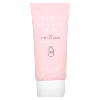 Легкий омолаживающий солнцезащитный крем G9SKIN White In Milk Sun Plus SPF50+/PA++++ 40 мл купить в Украине