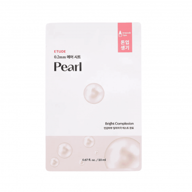 Ультратонкая тканевая маска с экстрактом жемчуга ETUDE HOUSE Therapy Air Mask Pearl купить в Украине