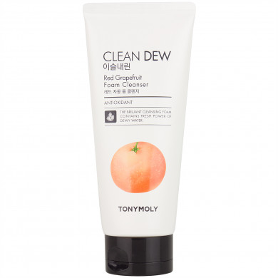 Пенка для умывания с грейпфрутом, TONYMOLY, Clean Dew Foam Cleanser Red Grapefruit, 180 мл купить в Украине Пенка для умывания с грейпфрутом, TONYMOLY, Clean Dew Foam Cleanser Red Grapefruit, 180 мл купить в Украине