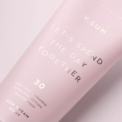 Сонцезахисний крем для тіла V.SUN Let's Spend The Day Together SPF 30 200 мл купити в Україні 2