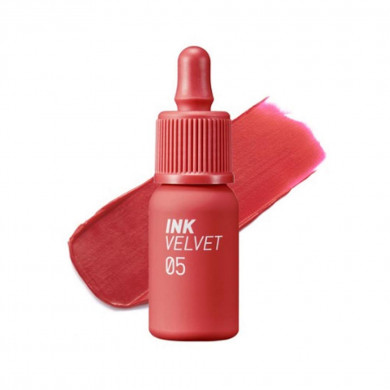 Матовый тинт для губ, Peripera, New Ink The Velvet, #05 Coralficial купить в Украине 2 Матовый тинт для губ, Peripera, New Ink The Velvet, #05 Coralficial купить в Украине 2