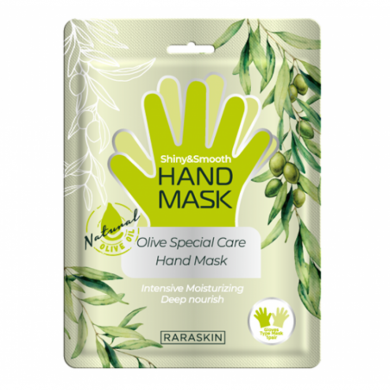 Питательная маска-перчатки для рук с маслом оливы, LABUTE, Raraskin Olive Special Care Hand Mask купить в Украине Питательная маска-перчатки для рук с маслом оливы, LABUTE, Raraskin Olive Special Care Hand Mask купить в Украине