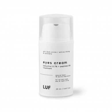 Моделирующий крем для век с бакучиолом коллагеном и пептидами LUF Eyes Cream Bakuchiol 07% + Peptides 6% Treatment 20 мл купить в Украине