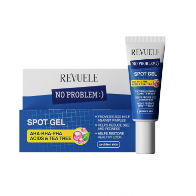 Точечный противовоспалительный гель от прыщей Revuele No Problem Gel 25 мл купить в Украине