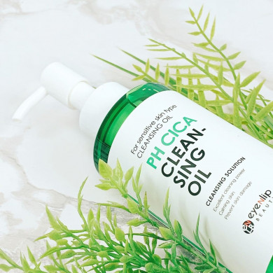 Гідрофільна олія з центеллою і чайним деревом EYENLIP Cleansing Oil PH Cica 150 мл купити в Україні 3