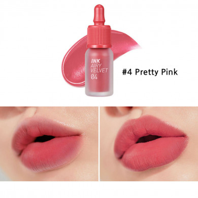 Матовая помада-тинт, Peripera, Ink Airy Velvet, #004 Pretty Pink купить в Украине 2 Матовая помада-тинт, Peripera, Ink Airy Velvet, #004 Pretty Pink купить в Украине 2