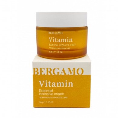 Інтенсивний крем для обличчя з вітамінами BERGAMO Essential Intensive Cream Vitamin 50 г купити в Україні 2