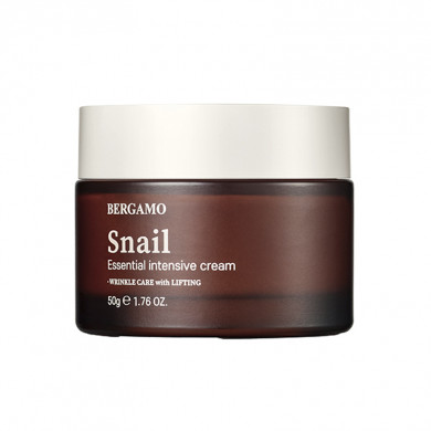 Интенсивный крем для лица с муцином улитки BERGAMO Essential Intensive Cream Snail 50 г купить в Украине