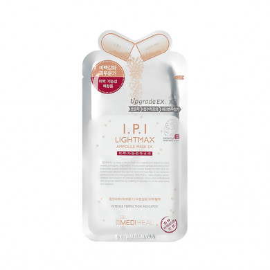 Витаминная осветляющая маска, MEDIHEAL, I.P.I Lightmax Ampoule Mask Ex. купить в Украине Витаминная осветляющая маска, MEDIHEAL, I.P.I Lightmax Ampoule Mask Ex. купить в Украине