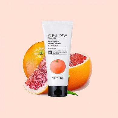 Пінка для вмивання з грейпфрутом TONYMOLY Clean Dew Foam Cleanser Red Grapefruit 180 мл купити в Україні 2