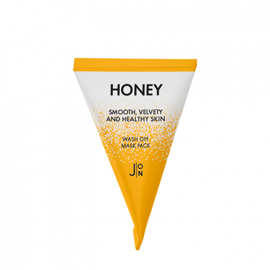 Маска для лица с медом для гладкости и здоровья кожи J:ON Honey Smooth Velvety and Healthy Skin Wash Off Mask Pack 5 мл купить в Украине