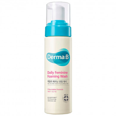 Пінка для інтимної гігієни з рослинними екстрактами Derma-B Daily Feminine Foaming Wash 200 мл купити в Україні