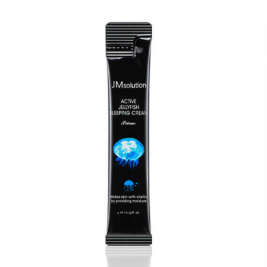Увлажняющая ночна маска с гиалуроновой кислотой и экстрактом медузы JM Solution Active Jellyfish Sleeping Cream Prime 4 мл купить в Украине