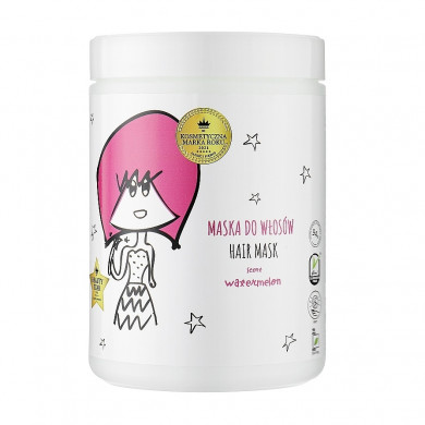 Відновлююча маска для волосся з ароматом кавуна HISKIN Crazy Hair Watermelon Hair Mask 1000 мл купити в Україні