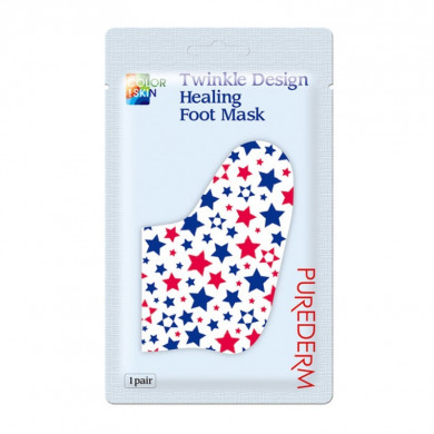 Маска-шкарпетки для ніг PUREDERM Twinkle Design Healing Foot Mask купити в Україні