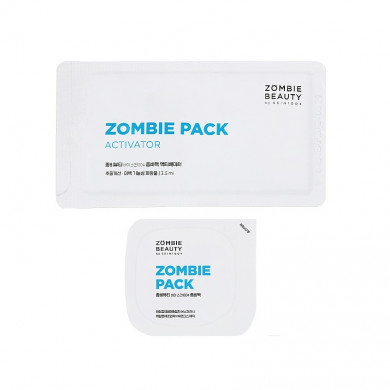 Интенсивно увлажняющий комплекс с центеллой ZOMBIE BEAUTY Zombie Pack & Activator купить в Украине