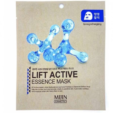 Тканевая маска для лица с лифтинг эффектом, MIJIN, Care Lift Active Essence Mask купить в Украине Тканевая маска для лица с лифтинг эффектом, MIJIN, Care Lift Active Essence Mask купить в Украине