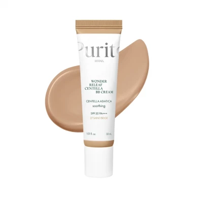 BB-крем із екстрактом центели азійської Purito Seoul Wonder Releaf Centella BB Cream SPF 30 Sand Beige #27 30 мл купити в Україні
