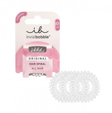 Резинка-браслет для волосся invisibobble ORIGINAL Crystal Clear 3 шт купити в Україні