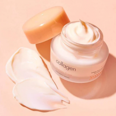 Поживний крем з колагеном для підвищення еластичності шкіри IT'S SKIN Collagen Firming Cream 50 мл купити в Україні 2