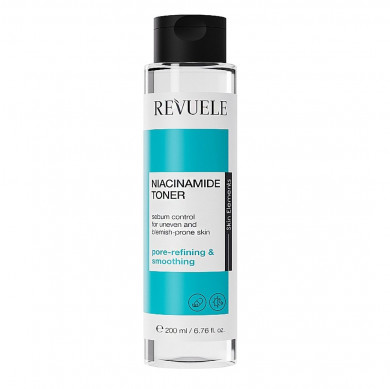 Осветляющий тонер для лица с ниацинамидом Revuele Niacinamide Toner 200 мл купить в Украине