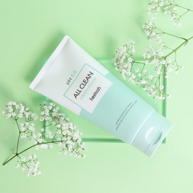 Очищающая пенка для умывания, Heimish, All Clean Green Foam, 150 г купить в Украине 2 Очищающая пенка для умывания, Heimish, All Clean Green Foam, 150 г купить в Украине 2