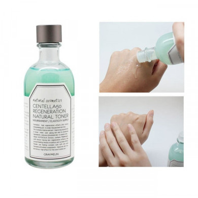 Інтенсивно відновлюючий тонер з центелою Graymelin Centella 50 Regeneration Natural Toner 130 мл купити в Україні 3