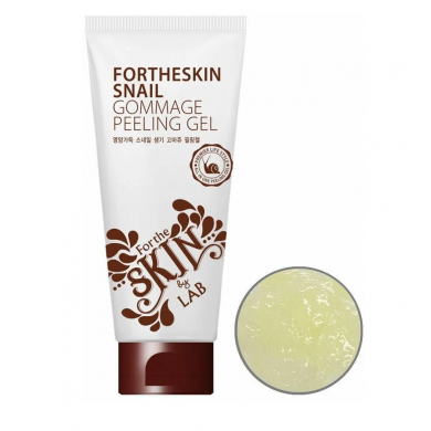 Пілінг-гоммаж для обличчя з муцином равлика Fortheskin Snail Gommage Peeling Gel 180 мл купити в Україні 2
