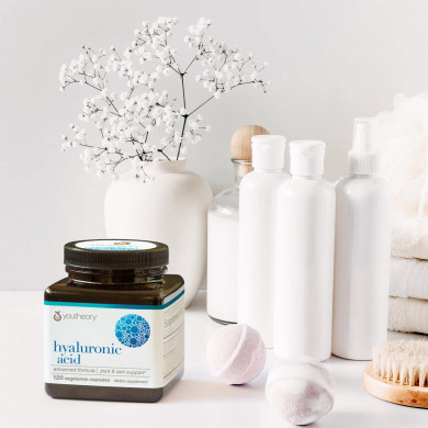 Гіалуронова кислота 100 мг Youtheory Hyaluronic Acid 120 вегетаріанських капсул купити в Україні 3