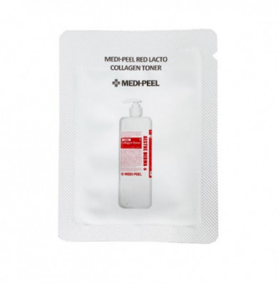 Восстанавливающий тонер с коллагеном и пробиотиками, MEDI-PEEL, Red Lacto Collagen Toner, 1 мл (пробник) купить в Украине Восстанавливающий тонер с коллагеном и пробиотиками, MEDI-PEEL, Red Lacto Collagen Toner, 1 мл (пробник) купить в Украине