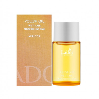 Парфумована олія для волосся з ароматом абрикосу  Lador Polish Oil Apricot 10 мл купити в Україні