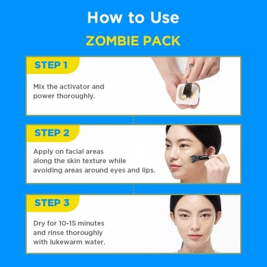 Интенсивно увлажняющий комплекс с центеллой ZOMBIE BEAUTY Zombie Pack & Activator купить в Украине 4