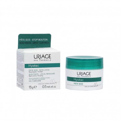 Противовоспалительная точечная паста для жирной и проблемной кожи URIAGE Hyséac SOS Paste 15 мл купить в Украине