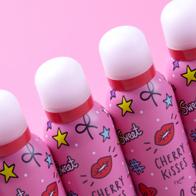 Лосьон-пенка для тела с ароматом вишни Bilou Cherry Kisses 150 мл купить в Украине 3