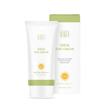 Успокаивающий солнцезащитный крем с центеллой Lamelin CICA Sun Cream SPF50+ PA++++ 70 мл купить в Украине