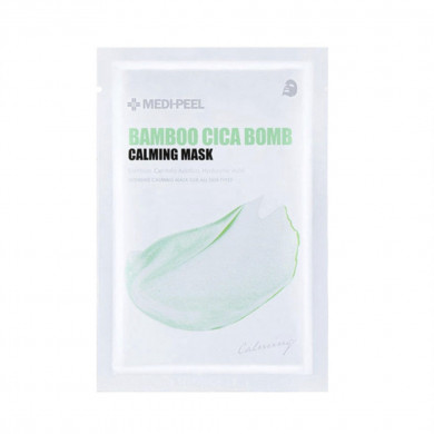 Заспокійлива тканинна маска з бамбуком і центелою, MEDI-PEEL, Bamboo Cica Bomb Calming Mask купити в Україні Заспокійлива тканинна маска з бамбуком і центелою, MEDI-PEEL, Bamboo Cica Bomb Calming Mask купити в Україні