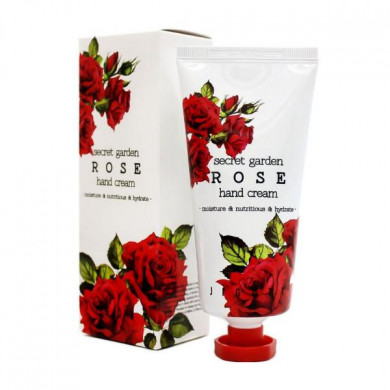 Крем для рук с экстрактом розы JIGOTT Secret Garden Rose Hand Cream 100 мл купить в Украине