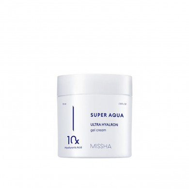 Зволожуючий гель-крем для обличчя з гіалуроновою кислотою MISSHA Super Aqua Ultra Hyalron Gel Cream 70 мл купити в Україні 2