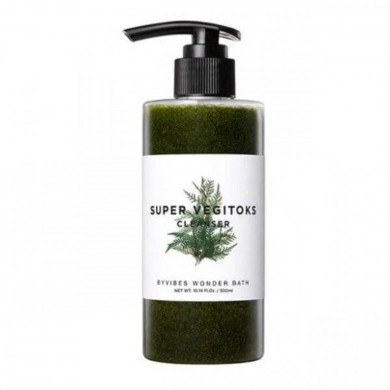 Увлажняющий детокс-гель для умывания, Wonder Bath, Super Vegitoks Cleanser Green, 200 мл купить в Украине Увлажняющий детокс-гель для умывания, Wonder Bath, Super Vegitoks Cleanser Green, 200 мл купить в Украине
