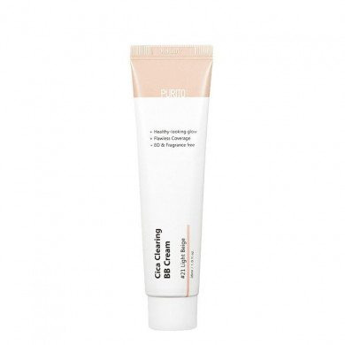 BB крем с экстрактом центеллы, Purito, Cica Clearing BB Cream, SPF38/PA+++, #21, 30 мл купить в Украине BB крем с экстрактом центеллы, Purito, Cica Clearing BB Cream, SPF38/PA+++, #21, 30 мл купить в Украине