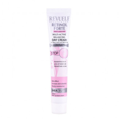 Мультиактивный дневной крем с ретинолом Revuele Retinol Forte Multi-Active Balancing Day Cream 50 мл купить в Украине 2